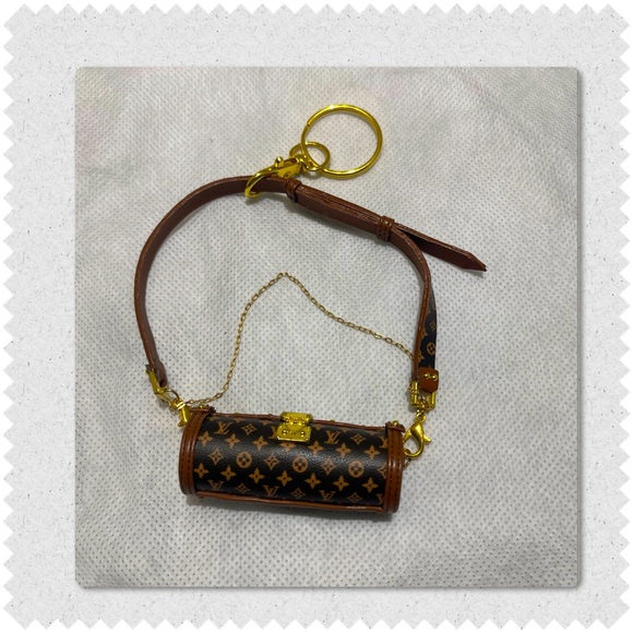 LV Upcycled Louis Vuitton LV Bag Charm - Picture 1 of 4